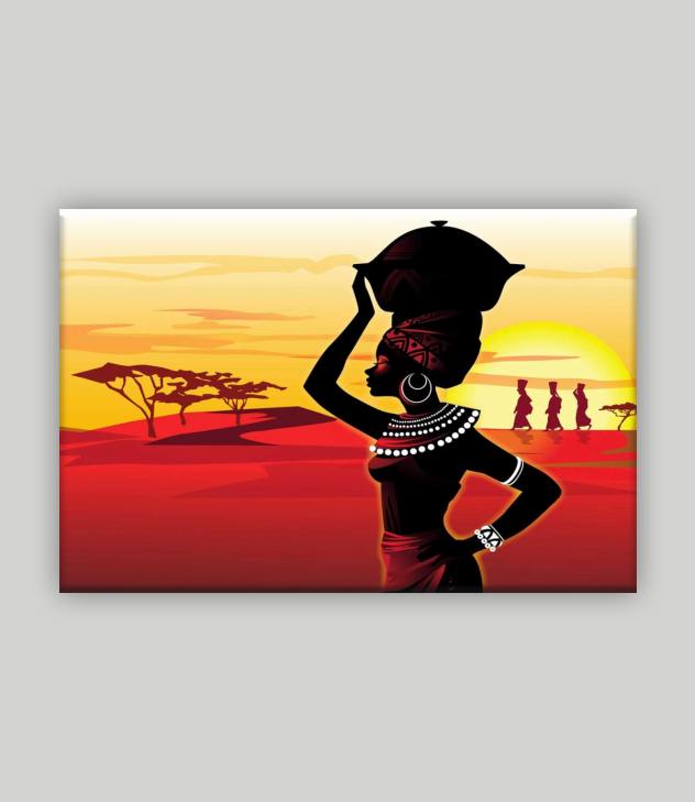 African Kanvas Tablo 1